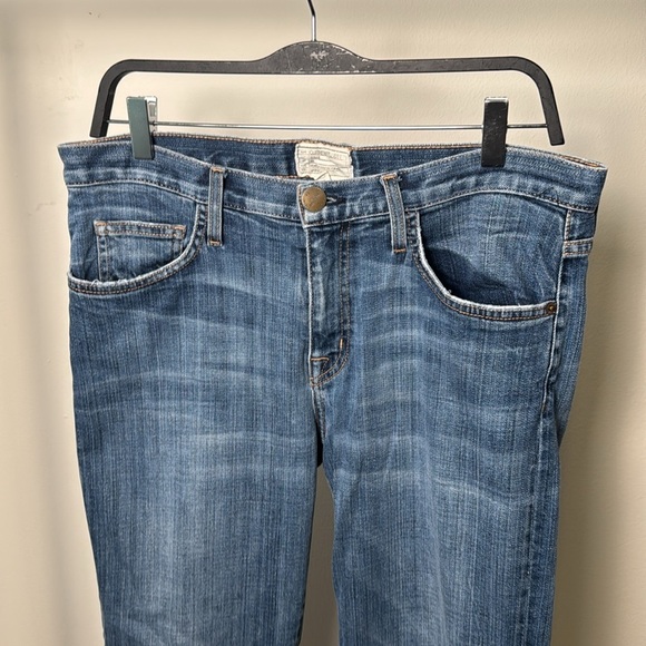 Current/Elliott Blue The Boyfriend Loved Straight Leg Casual Relax Fit Jeans 27 - Picture 3 of 9